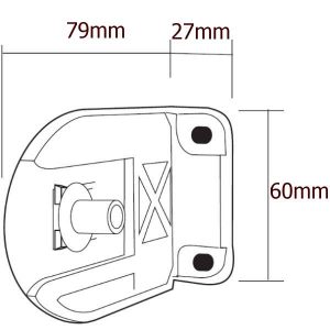 Držák pro řetízkové rolety gala pro mechanizmus pr.38mm a 42mm