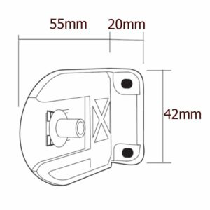 Držáky řetízkové rolety pro mechanizmus pr.28mm