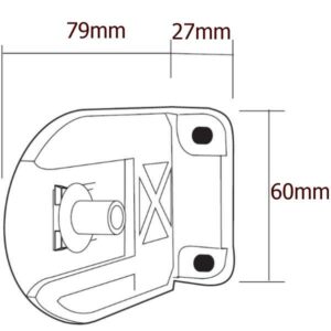 Držáky řetízkové rolety pro mechanizmus pr.38mm a 42mm