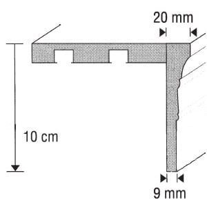 Garnýže Deko s výškou čela 10cm