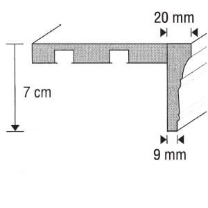 Garnýže Deko s výškou čela 7cm