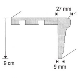 Garnýže Elegance s výškou čela 9cm