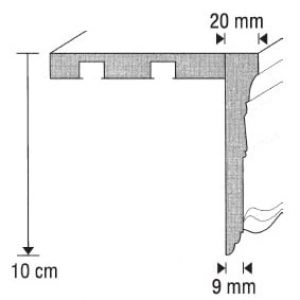 Garnýže Vela s výškou čela 10cm