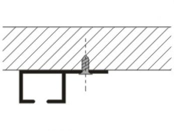 Kolejnice AL090 montáž na strop
