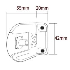 Držák řetízkové rolety pro mechanizmus pr.28mm